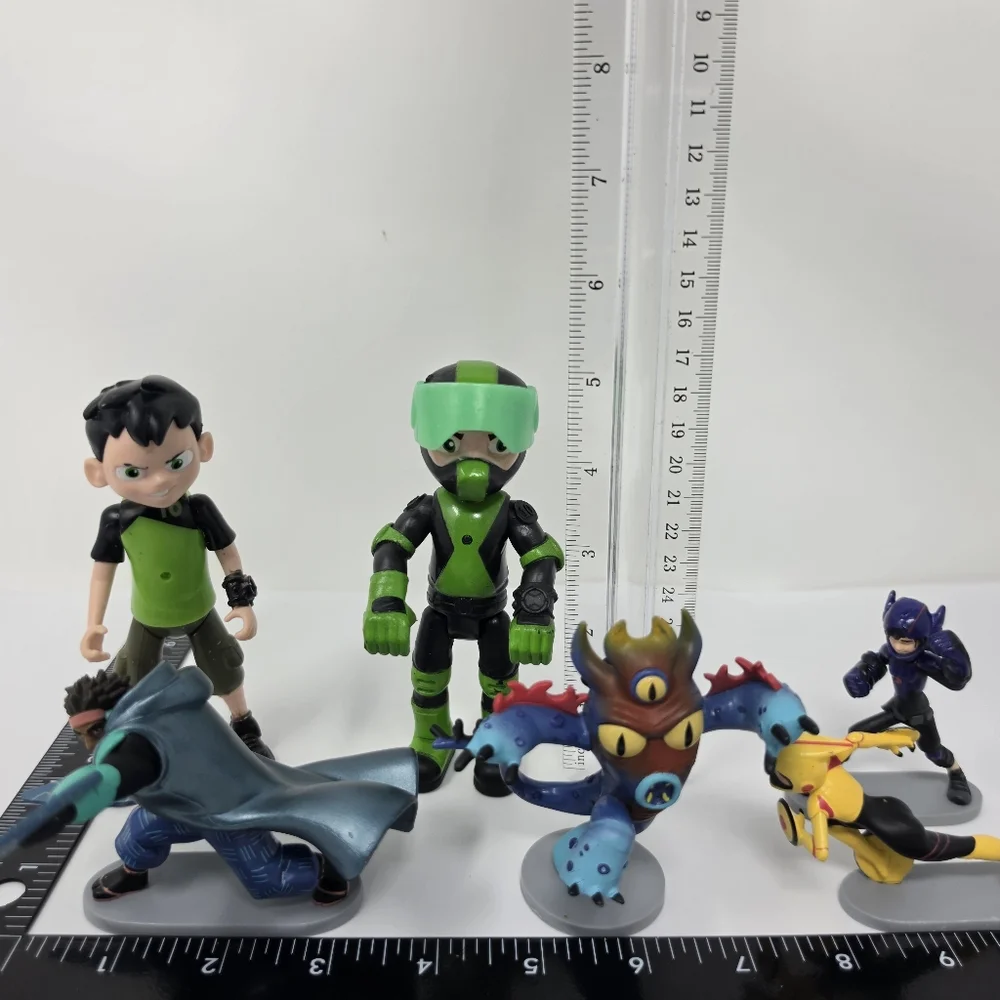 Big Hero 6 Baymax Hiro Tadashi Action Figure Toy Lot